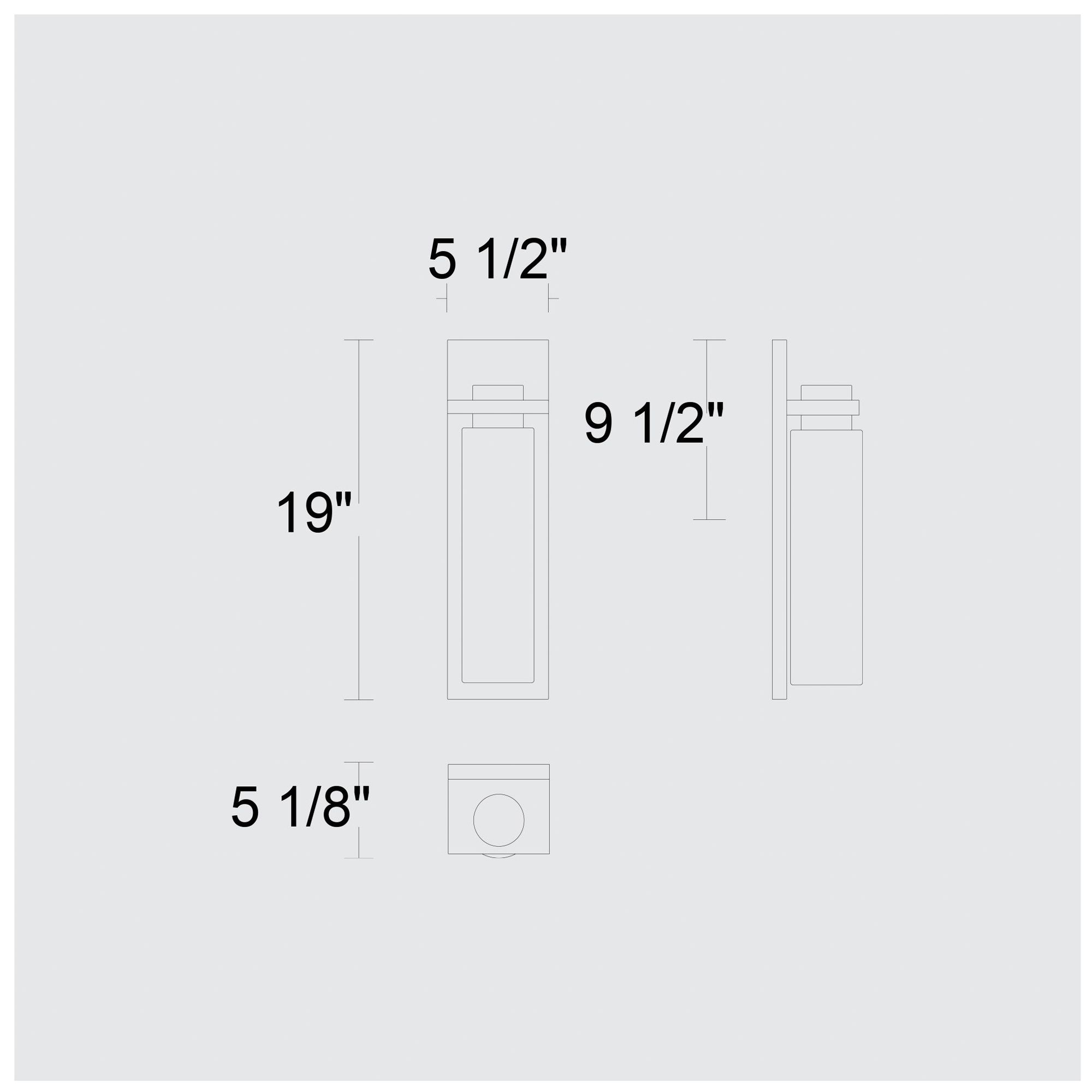 Image 7 Kast 19" High Dark Bronze LED Outdoor Wall Light more views