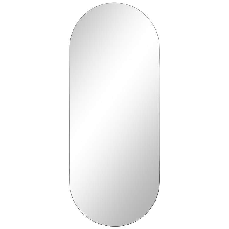 Image 1 Kastelli 60 H x 24 W Wall Mirror, Grey