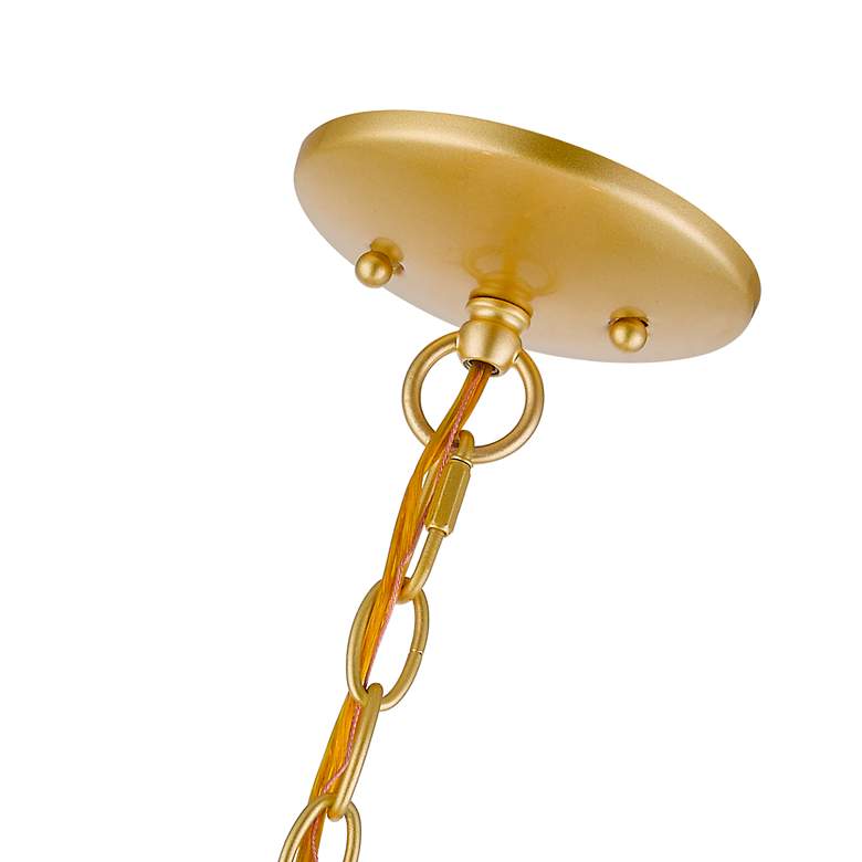 Image 7 Katarina 13" Wide Soft Gold 3-Light Chandelier more views