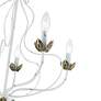 6_Katarina 23" Wide Antique White 5-Light Chandelier more views