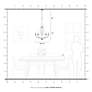 Katarina 23" Wide Antique White 5-Light Chandelier