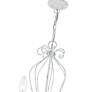 4_Katarina 28" Wide Antique White 7-Light Chandelier more views