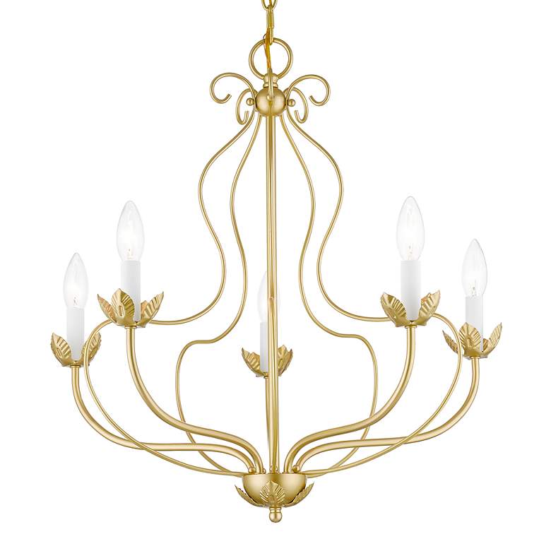 Image 3 Katarina 5 Light Soft Gold Chandelier more views
