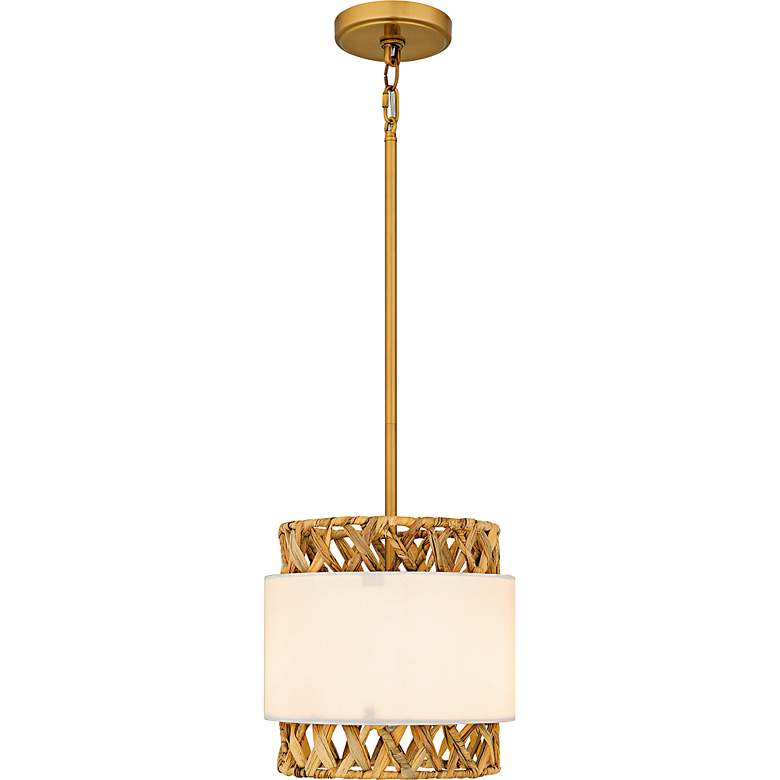 Image 3 Kate 1-Light Brushed Gold Mini Pendant more views