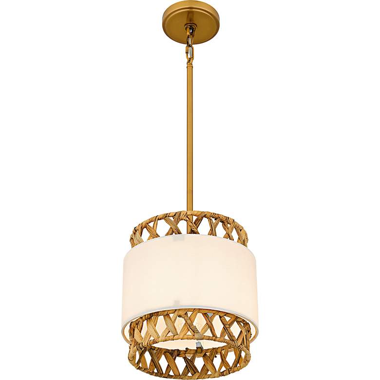 Image 4 Kate 1-Light Brushed Gold Mini Pendant more views
