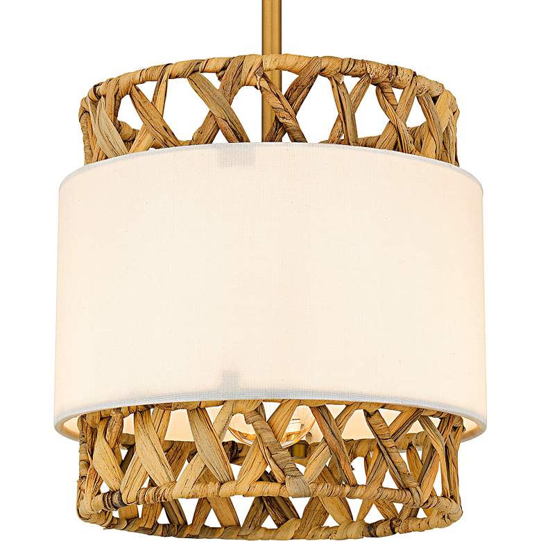 Image 5 Kate 1-Light Brushed Gold Mini Pendant more views