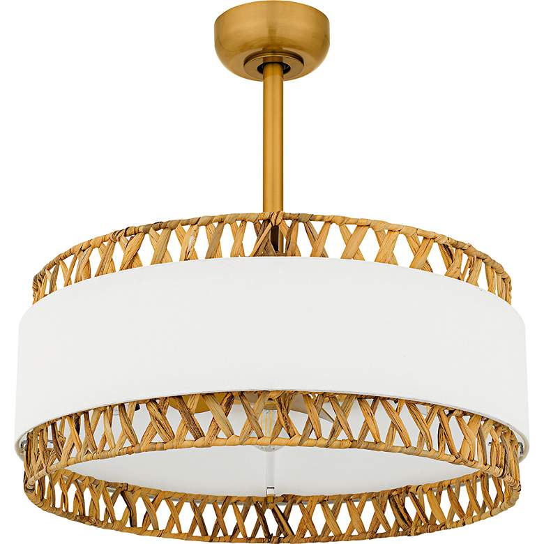 Image 2 Kate 4-Light Brushed Gold Fan Light more views