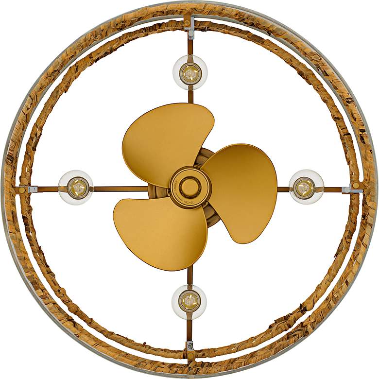 Image 5 Kate 4-Light Brushed Gold Fan Light more views