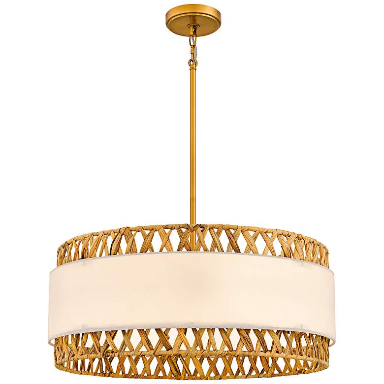 Image 1 Kate 5-Light Brushed Gold Pendant