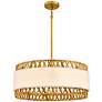1_Kate 5-Light Brushed Gold Pendant