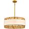Kate 5-Light Brushed Gold Pendant