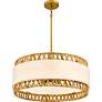 4_Kate 5-Light Brushed Gold Pendant more views