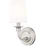 2_Katerina 11 1/4" High Polished Nickel Wall Sconce