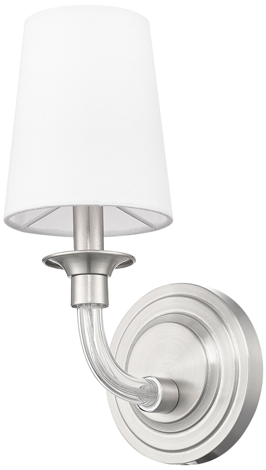 Katerina 11 1/4" High Polished Nickel Wall Sconce