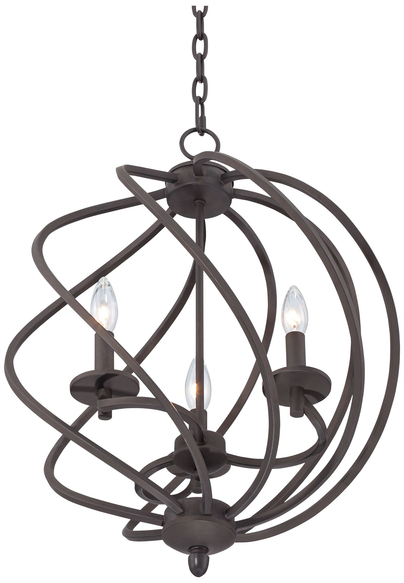 iron foyer chandelier