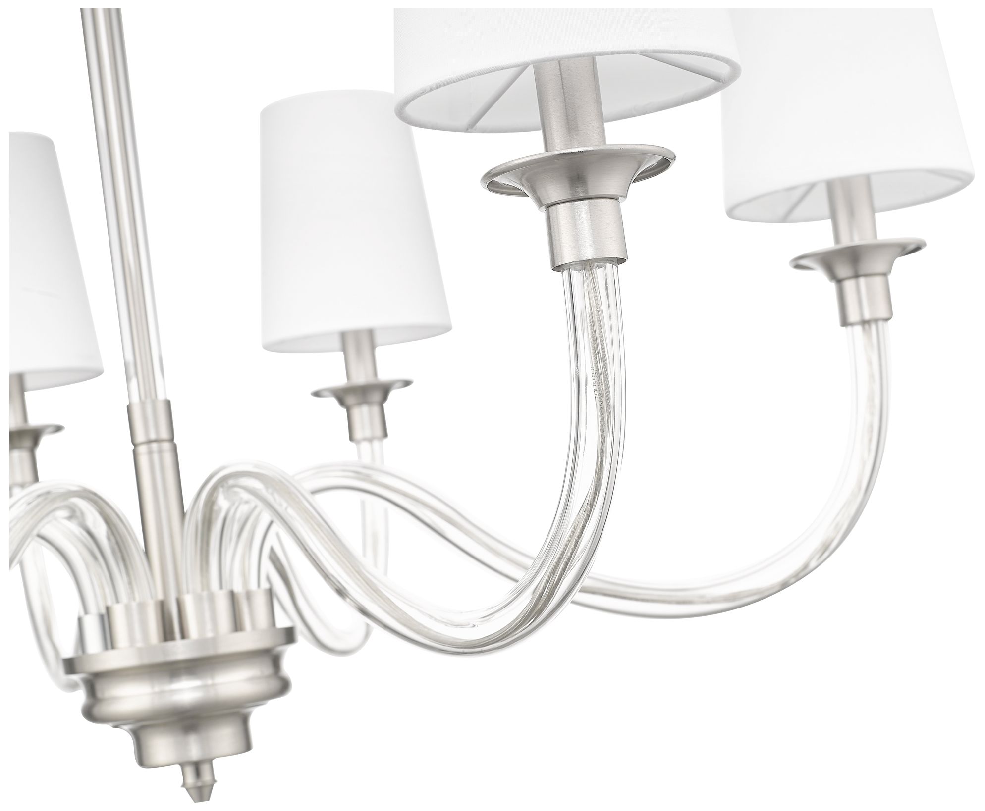 Image 4 Katerina by Z-Lite Brushed Nickel 32 inch 6 Light Chandelier more views