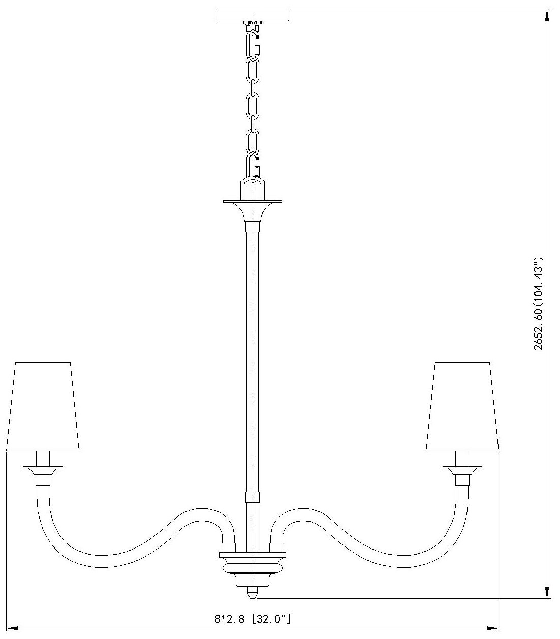 Image 6 Katerina by Z-Lite Brushed Nickel 32 inch 6 Light Chandelier more views