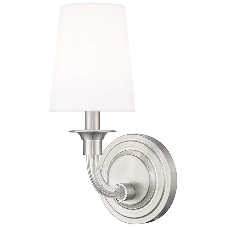 Image 2 Katerina by Z-Lite Brushed Nickel 6.5 inch 1 Light Wall Sconce