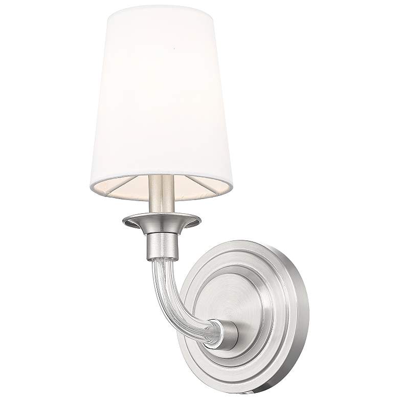 Image 5 Katerina by Z-Lite Brushed Nickel 6.5 inch 1 Light Wall Sconce more views