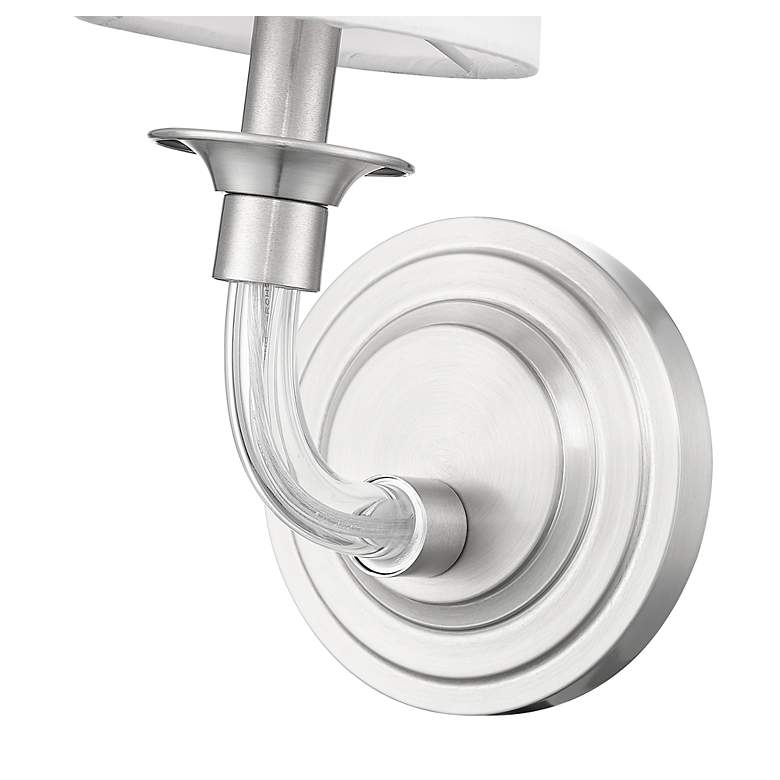 Image 7 Katerina by Z-Lite Brushed Nickel 6.5 inch 1 Light Wall Sconce more views