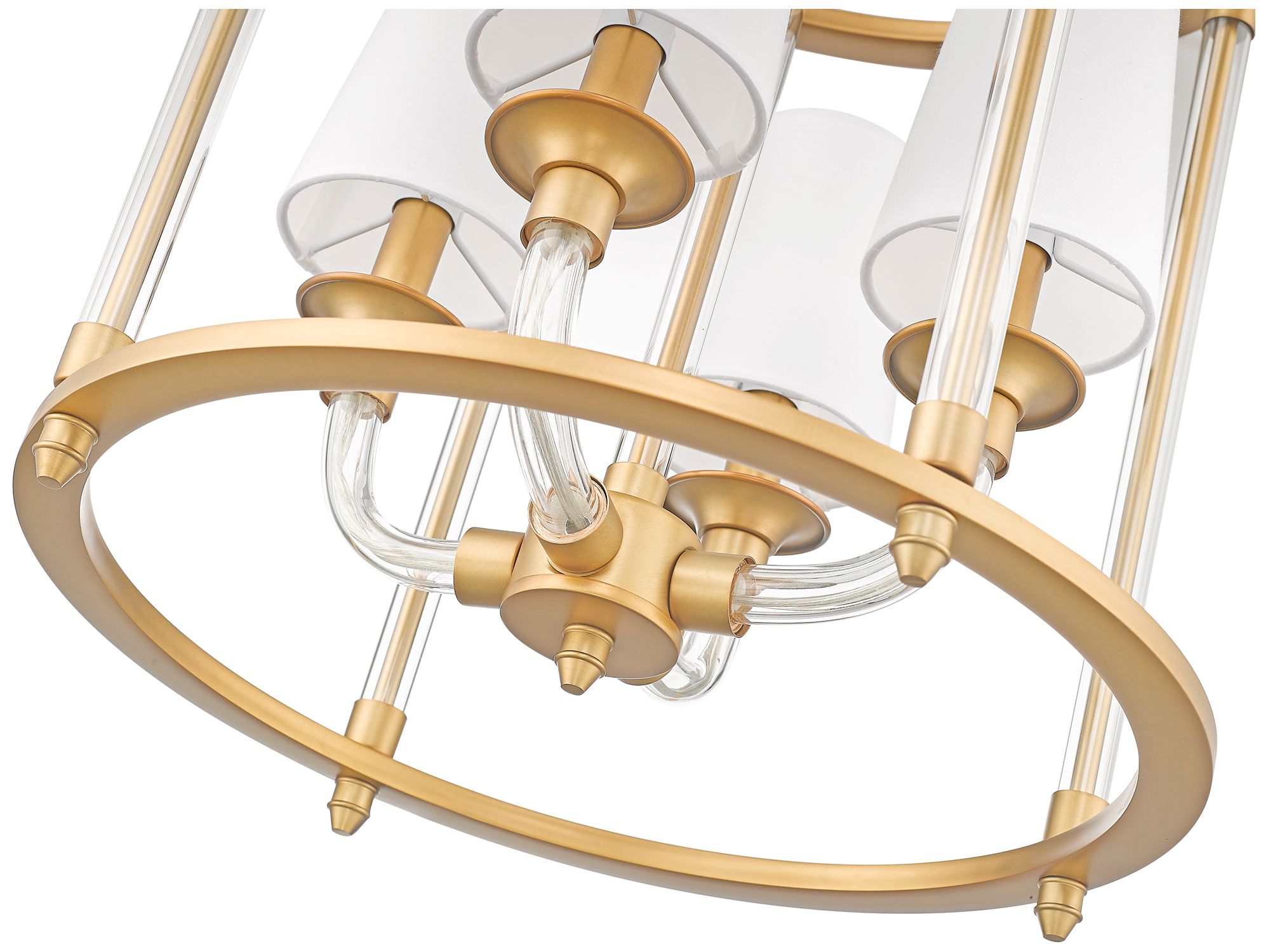 Image 3 Katerina by Z-Lite Rubbed Brass 16 inch 4 Light Chandelier more views