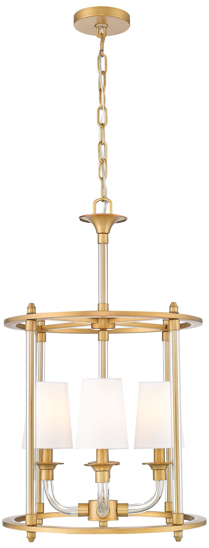 Image 4 Katerina by Z-Lite Rubbed Brass 16 inch 4 Light Chandelier more views