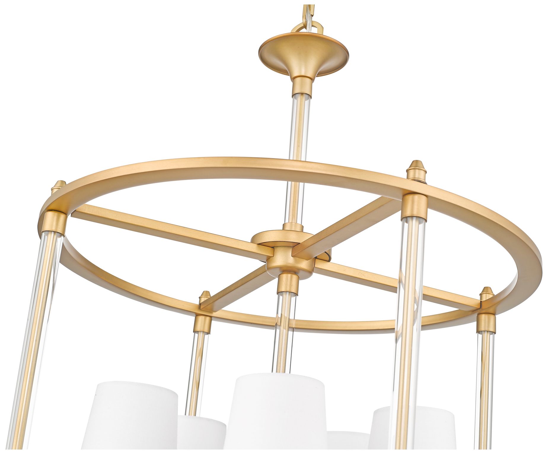 Image 4 Katerina by Z-Lite Rubbed Brass 20 inch 5 Light Chandelier more views