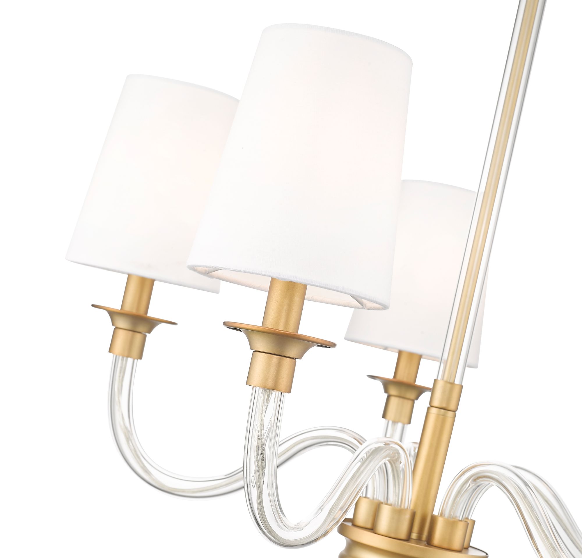 Image 2 Katerina by Z-Lite Rubbed Brass 24 inch 5 Light Chandelier more views