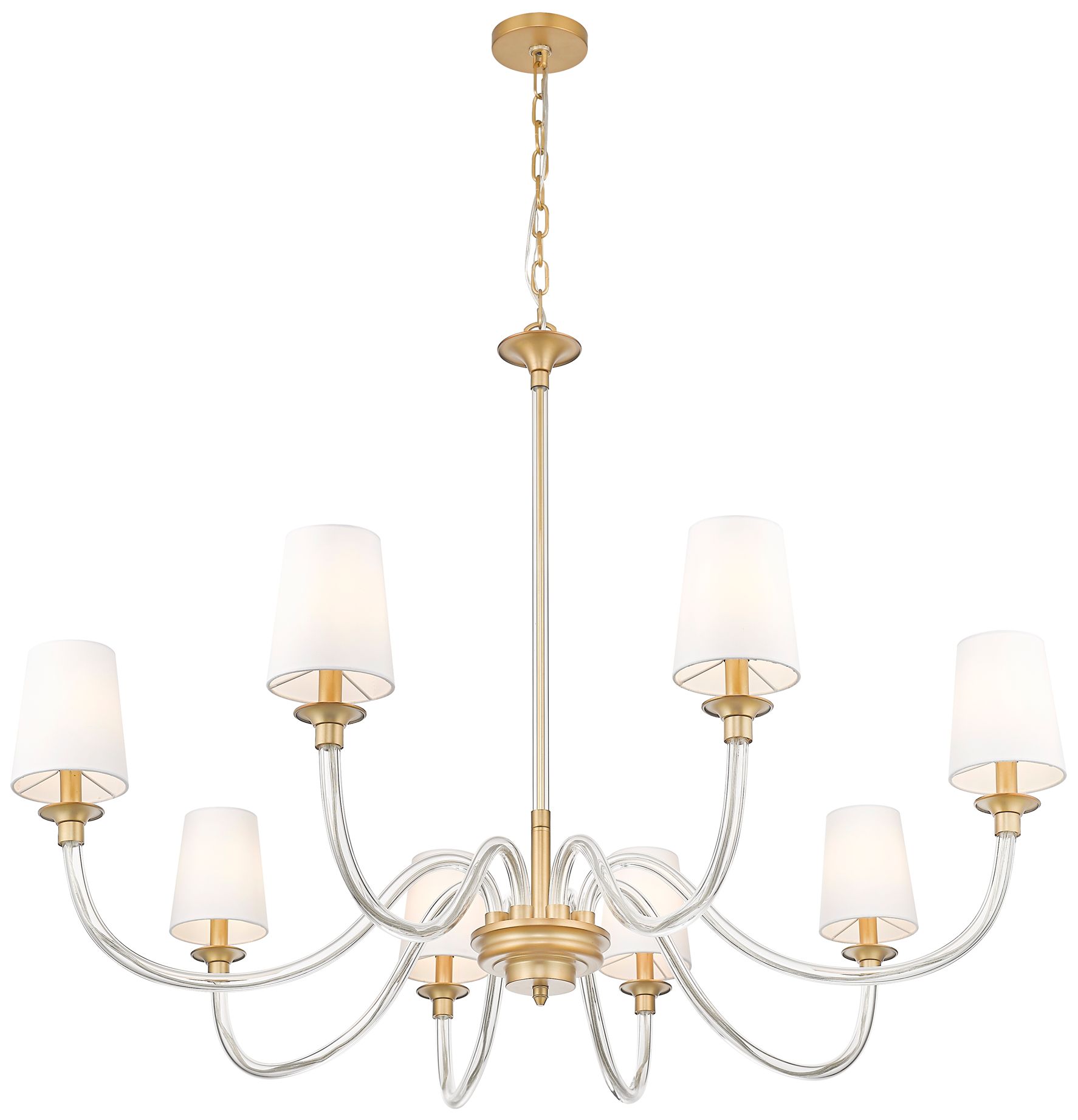 Image 3 Katerina by Z-Lite Rubbed Brass 46 inch 8 Light Chandelier more views