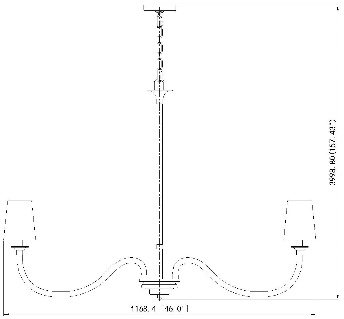 Image 6 Katerina by Z-Lite Rubbed Brass 46 inch 8 Light Chandelier more views
