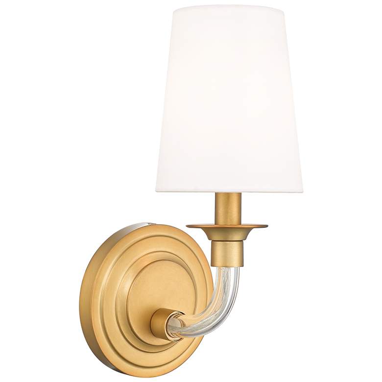 Image 1 Katerina by Z-Lite Rubbed Brass 6.5 inch 1 Light Wall Sconce