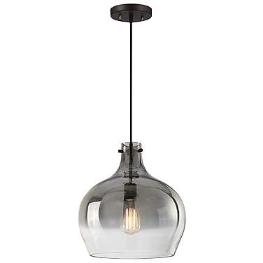 Katherine 12 3/4" Wide Oil-Rubbed Bronze Pendant Light