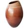 Katherine 15.75" High Brown Bamboo Vase