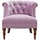 Katherine Lavender Velvet Tufted Accent Chair