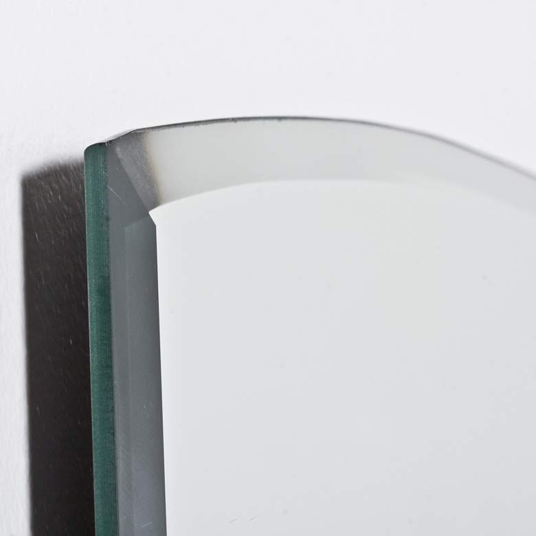 Image 3 Katherine Modern 23 1/2" x 31 1/2" Arch Wall Mirror more views