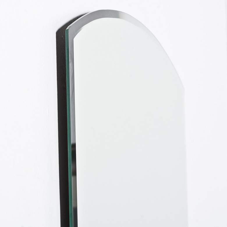 Image 4 Katherine Modern 23 1/2" x 31 1/2" Arch Wall Mirror more views