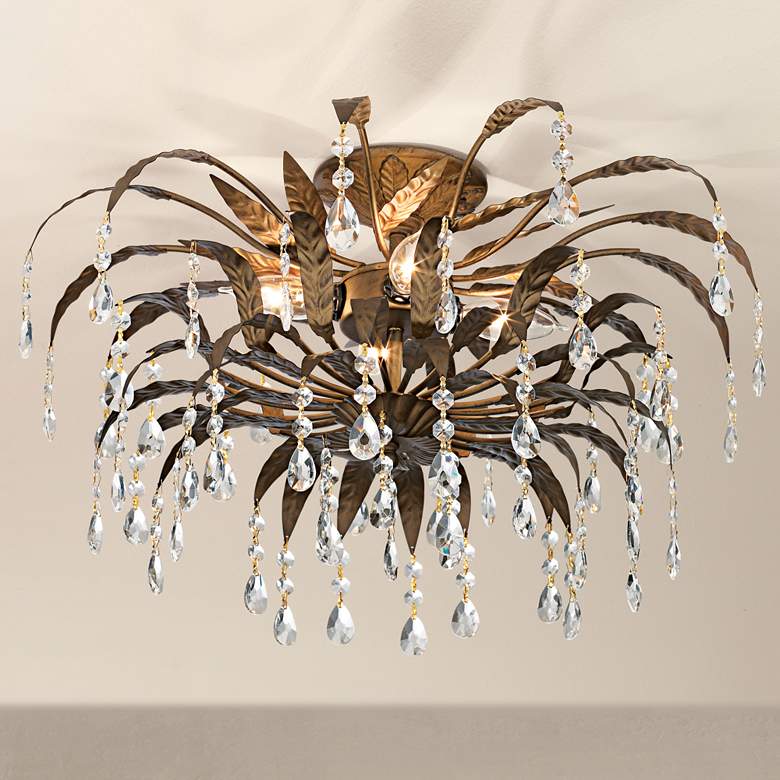 Image 1 Kathy Ireland 21" Wide French Garden Ceiling Light