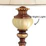 Thumbnail4 of Kathy Ireland 65" High Night Light Glass Tray Table Floor Lamp more views