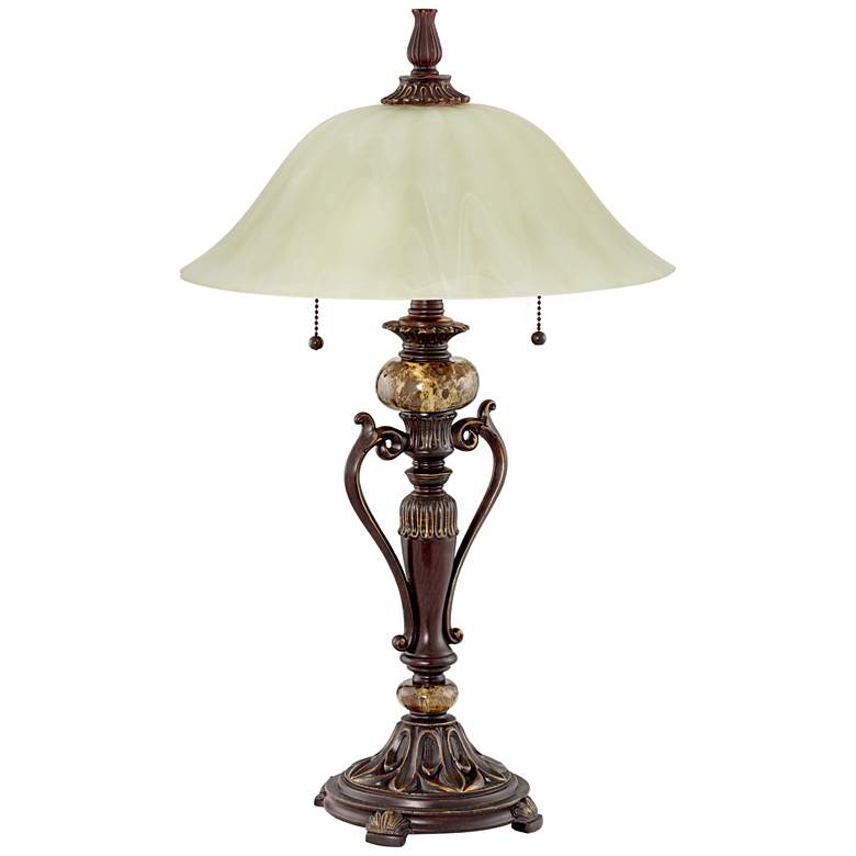 Image 4 Kathy Ireland Amor 26" High Bronze Traditional Table Lamps Set of 2 more views
