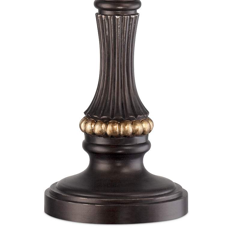 Image 5 Kathy Ireland Belvedere Manor 30 1/2" Faux Marble and Bronze Lamp more views