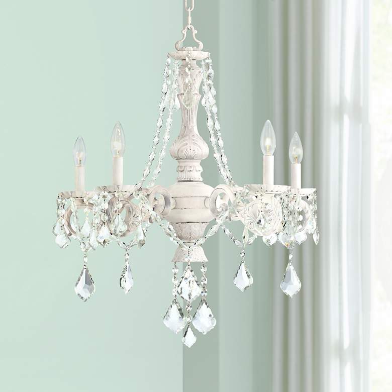Image 2 Kathy Ireland Chateau de Conde 26" Wide Traditional 5-Light Chandelier