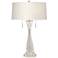 Kathy Ireland Crystal Carriage Clear Glass Table Lamp