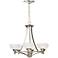 Kathy Ireland Deco Scale Chandelier with LED Canopy