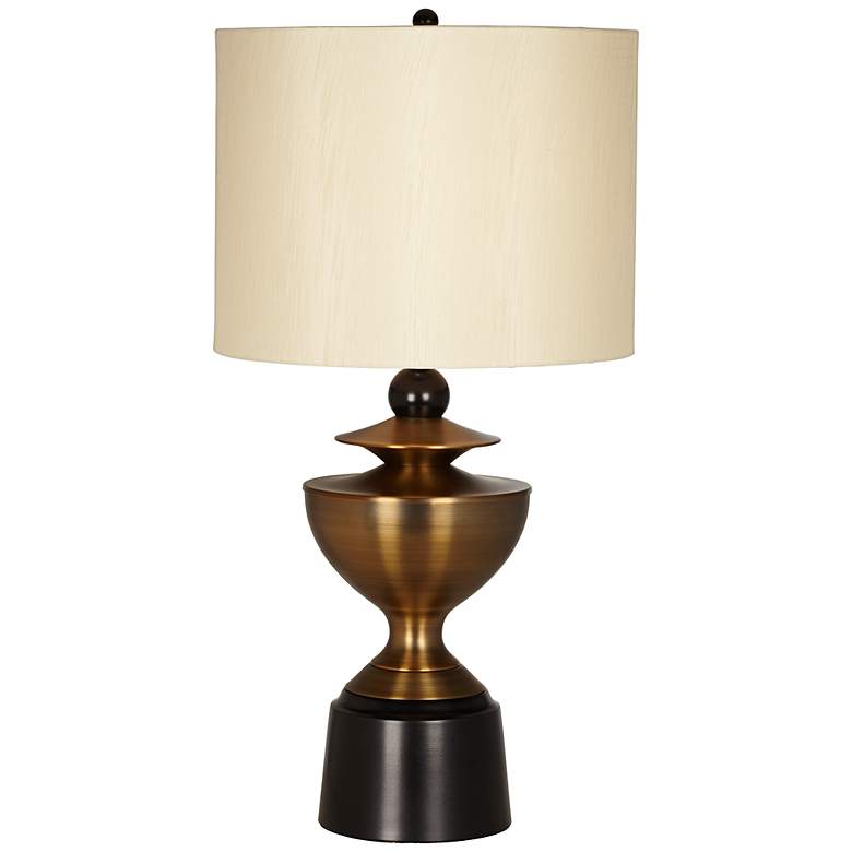Image 1 Kathy Ireland Dynasty Antique Brass Table Lamp