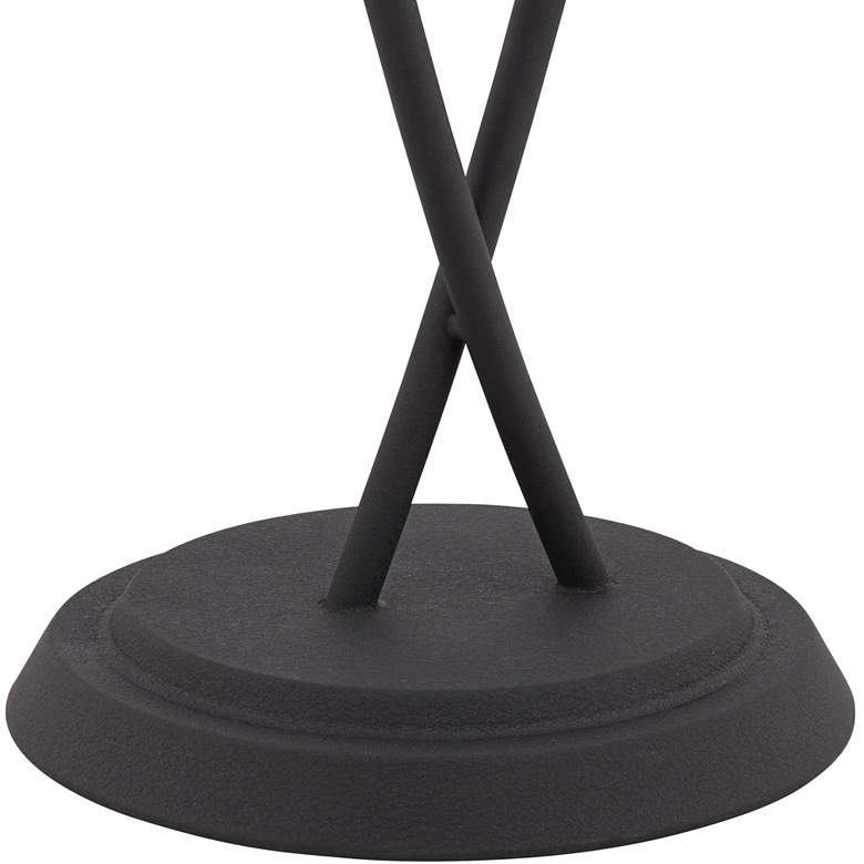 Image 4 Kathy Ireland Everly 62 1/2" 2-Light Metal and Glass Floor Lamp more views