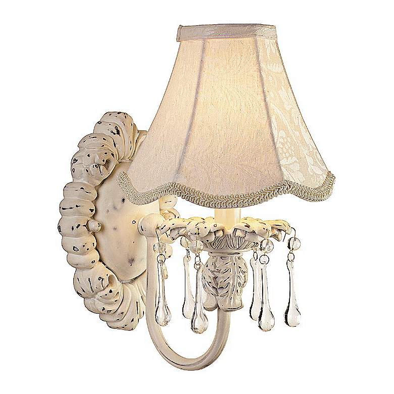 Image 1 Kathy Ireland French Carriage Plug-In Style Wall Lamp