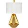 Kathy Ireland Gold Rodeo Drive Table Lamp