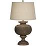 Kathy Ireland Grand Maison 30" Faux Wood Traditional Table Lamp