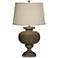 Kathy Ireland Grand Maison 30" Faux Wood Traditional Table Lamp