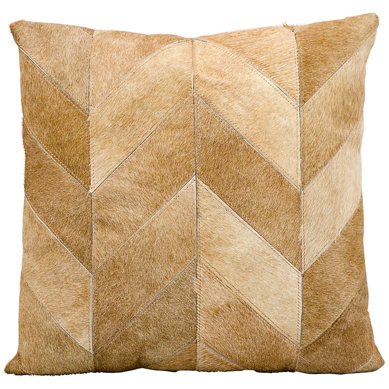 Image 1 Kathy Ireland Heritage 20 inch Square Beige Pillow